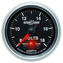 Voltmätare 52mm 18V (Digital Stepper-motor) SPORT-COMP II